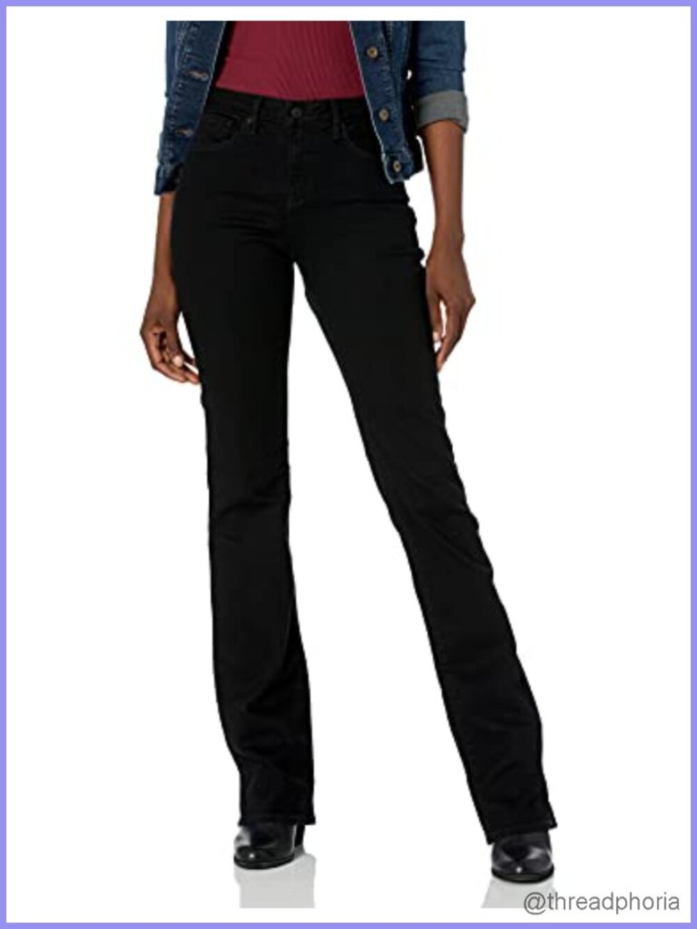 Women's Tall Inseam 36" Bootcut Jeans with Lift Tuck Technology, Stretchable